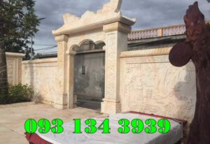 Mẫu cổng đá từ đường đẹp^2025